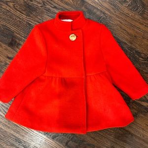 The Beaufort Bonnet Company TBBC red wool coat